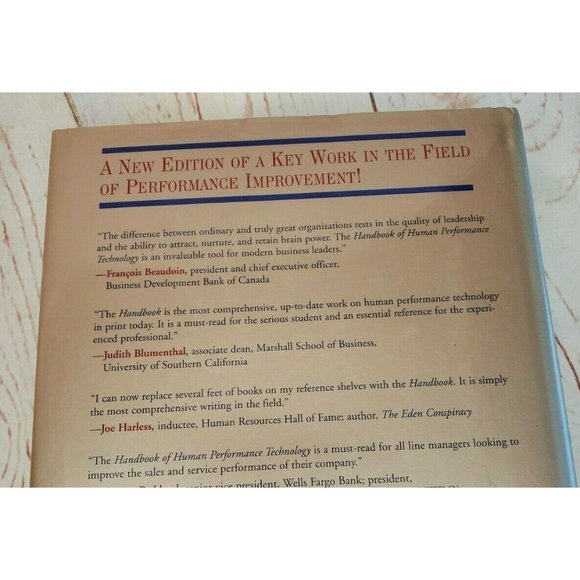 2nd Edition Handbook Of Human Performance Technology Improving Individual Book - Picture 5 of 12